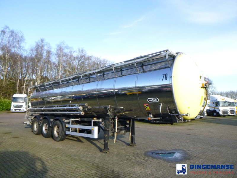 Van Hool Chemical tank inox 30 m3 / 1 comp - Tanker trailer: picture 2 Van Hool Chemical tank inox 30 m3 / 1 comp - Tanker trailer: picture 2