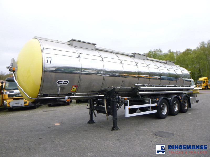 Van Hool Chemical tank inox 30 m3 / 1 comp - Tanker semi-trailer: picture 1 Van Hool Chemical tank inox 30 m3 / 1 comp - Tanker semi-trailer: picture 1
