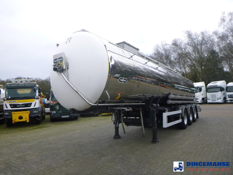 Van Hool Chemical tank inox 30 m3 / 3 comp - Tanker semi-trailer: picture 1 Van Hool Chemical tank inox 30 m3 / 3 comp - Tanker semi-trailer: picture 1