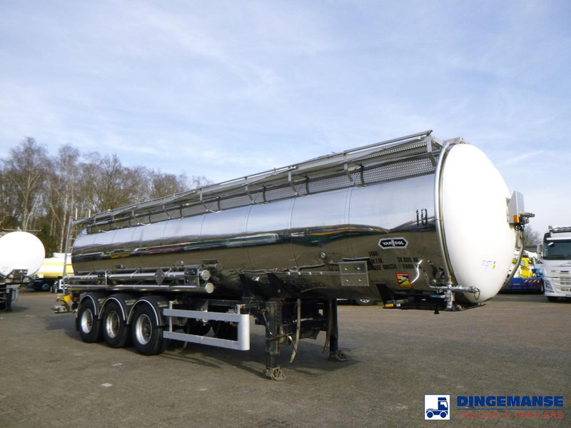 Van Hool Chemical tank inox 30 m3 / 3 comp - Tanker semi-trailer: picture 2 Van Hool Chemical tank inox 30 m3 / 3 comp - Tanker semi-trailer: picture 2