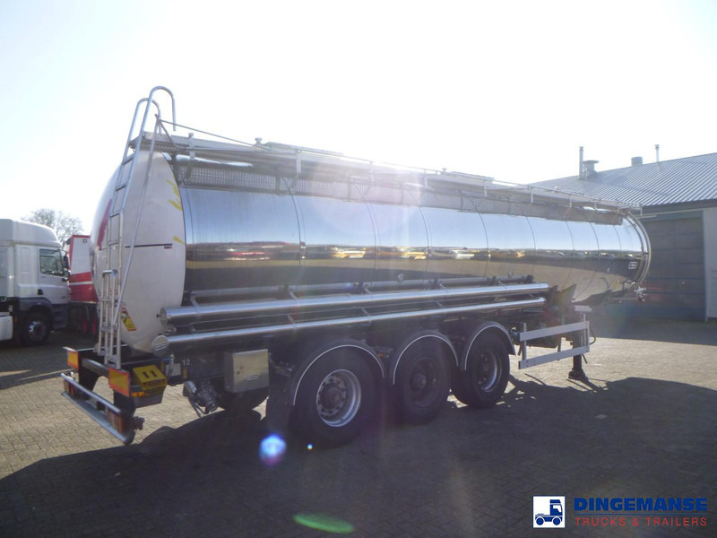 Van Hool Chemical tank inox 30 m3 / 3 comp - Tanker semi-trailer: picture 4 Van Hool Chemical tank inox 30 m3 / 3 comp - Tanker semi-trailer: picture 4