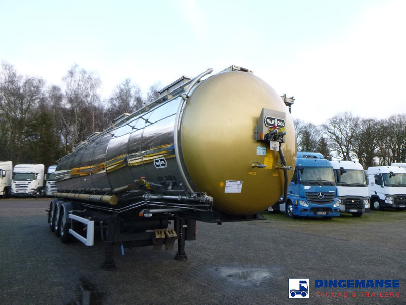 Van Hool Chemical tank inox L4BH 30 m3 / 1 comp / ADR 29/08/24 - Tanker semi-trailer: picture 2 Van Hool Chemical tank inox L4BH 30 m3 / 1 comp / ADR 29/08/24 - Tanker semi-trailer: picture 2