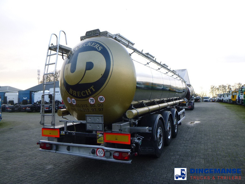 Van Hool Chemical tank inox L4BH 30 m3 / 1 comp / ADR 29/08/24 - Tanker semi-trailer: picture 4 Van Hool Chemical tank inox L4BH 30 m3 / 1 comp / ADR 29/08/24 - Tanker semi-trailer: picture 4