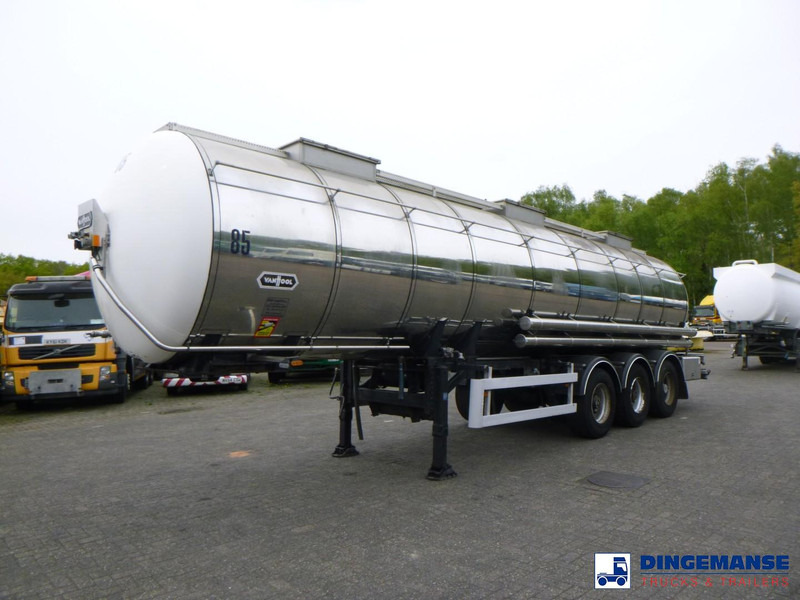 Van Hool Chemical tank inox L4BH 30 m3 / 3 comp - Tanker semi-trailer: picture 1 Van Hool Chemical tank inox L4BH 30 m3 / 3 comp - Tanker semi-trailer: picture 1