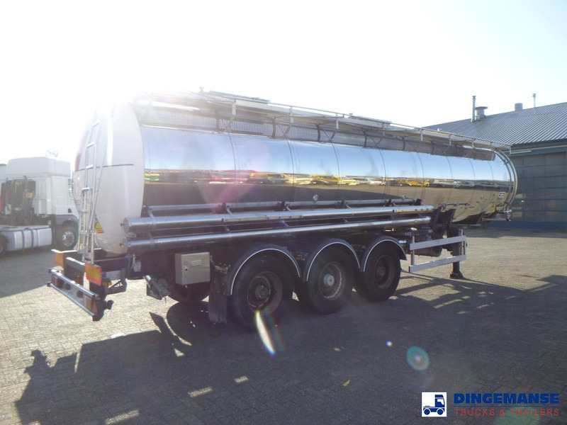 Van Hool Chemical tank inox L4BH 30 m3 / 3 comp - Tanker semi-trailer: picture 4 Van Hool Chemical tank inox L4BH 30 m3 / 3 comp - Tanker semi-trailer: picture 4