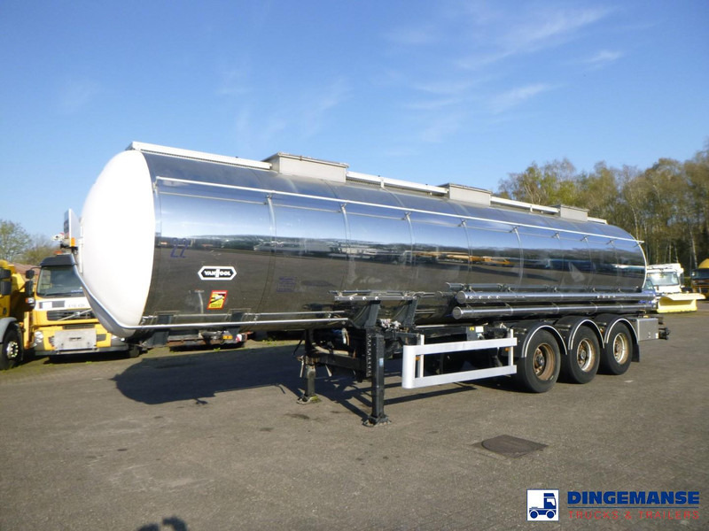 Van Hool Chemical tank inox L4BH 30 m3 / 3 comp - Tanker semi-trailer: picture 1 Van Hool Chemical tank inox L4BH 30 m3 / 3 comp - Tanker semi-trailer: picture 1