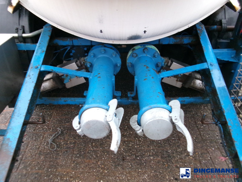 Tanker semi-trailer WHALE Vacuum tank inox 30 m3 / 1 comp + pump: picture 17