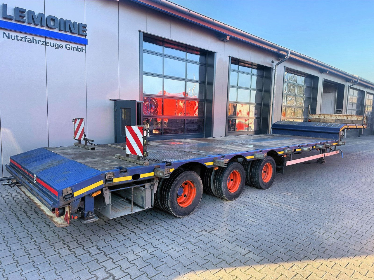 HRD 3-Achs Jumbo Tele Tieflader ausziehbar Lift+Lenk - Low loader semi-trailer: picture 2 HRD 3-Achs Jumbo Tele Tieflader ausziehbar Lift+Lenk - Low loader semi-trailer: picture 2