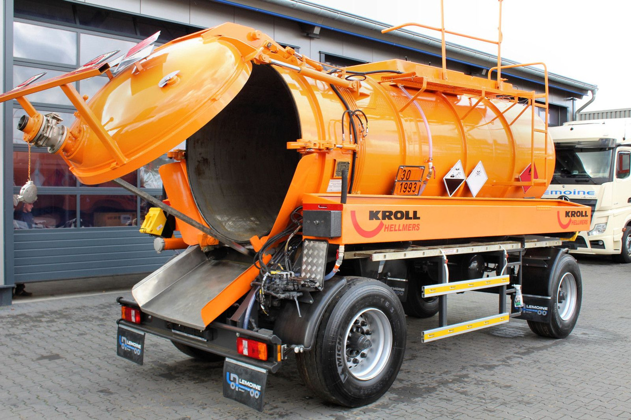 Kutschke 10m³ Kipper Saug u.Druck INOX +ADR/GGVS - Tanker trailer: picture 4 Kutschke 10m³ Kipper Saug u.Druck INOX +ADR/GGVS - Tanker trailer: picture 4