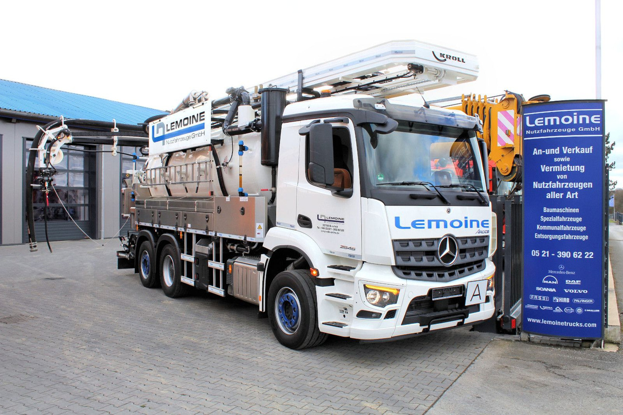 Mercedes-Benz 6x2 KROLL 14m³ HD-Kombi Wasserrückgewinner WRG - Vacuum truck: picture 1 Mercedes-Benz 6x2 KROLL 14m³ HD-Kombi Wasserrückgewinner WRG - Vacuum truck: picture 1
