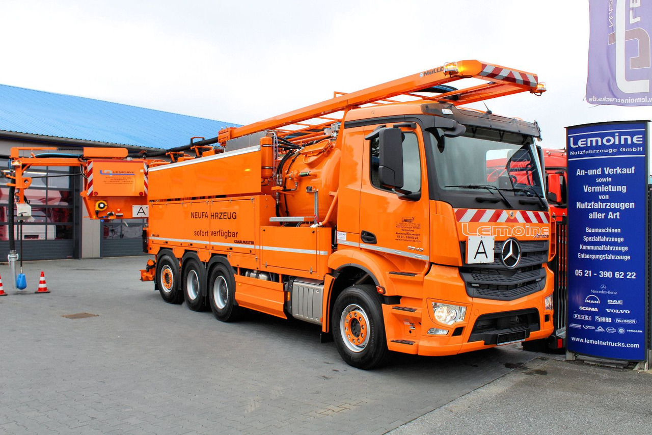 Mercedes-Benz Arocs Müller Canalmaster F 160 EWA WRG - Vacuum truck: picture 1 Mercedes-Benz Arocs Müller Canalmaster F 160 EWA WRG - Vacuum truck: picture 1