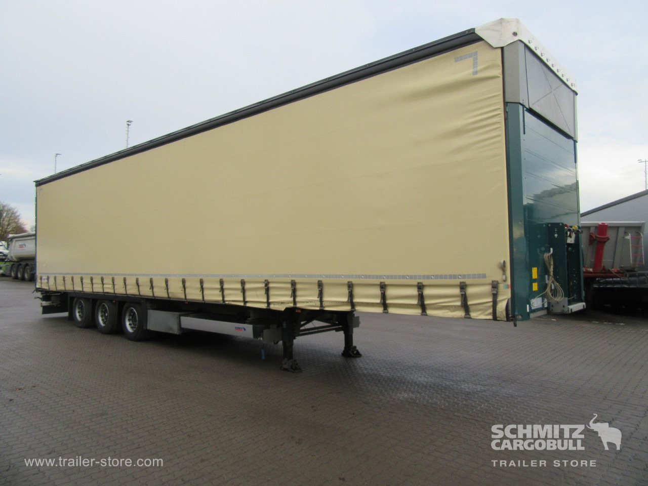 SCHMITZ Auflieger Curtainsider Mega - Curtainsider semi-trailer: picture 1 SCHMITZ Auflieger Curtainsider Mega - Curtainsider semi-trailer: picture 1