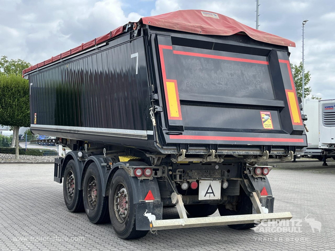 SCHMITZ Auflieger Kipper Alukastenmulde 30m³ - Tipper semi-trailer: picture 1 SCHMITZ Auflieger Kipper Alukastenmulde 30m³ - Tipper semi-trailer: picture 1