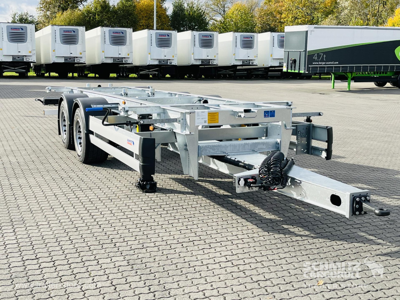 SCHMITZ Zentralachsanhänger Wechselfahrgestell - Container transporter/ Swap body trailer: picture 1 SCHMITZ Zentralachsanhänger Wechselfahrgestell - Container transporter/ Swap body trailer: picture 1