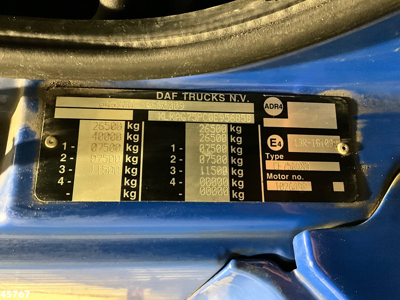 Garbage truck DAF FAG 75 CF 250 Geesink 20m³: picture 19 Garbage truck DAF FAG 75 CF 250 Geesink 20m³: picture 19