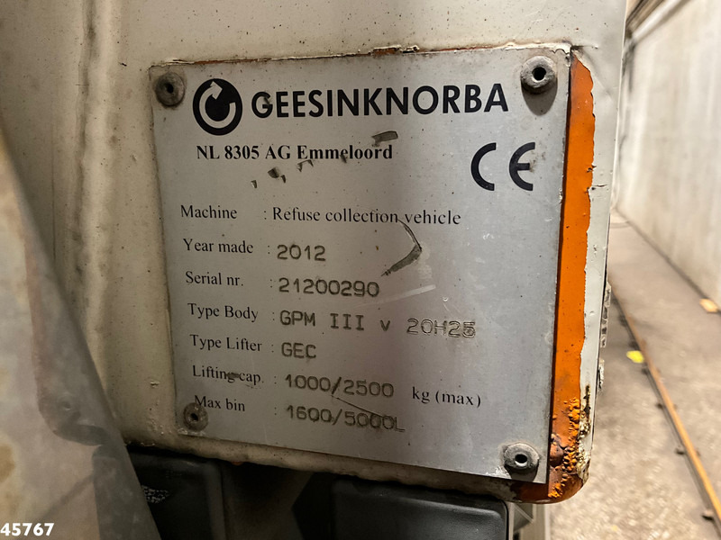 Garbage truck DAF FAG 75 CF 250 Geesink 20m³: picture 18 Garbage truck DAF FAG 75 CF 250 Geesink 20m³: picture 18