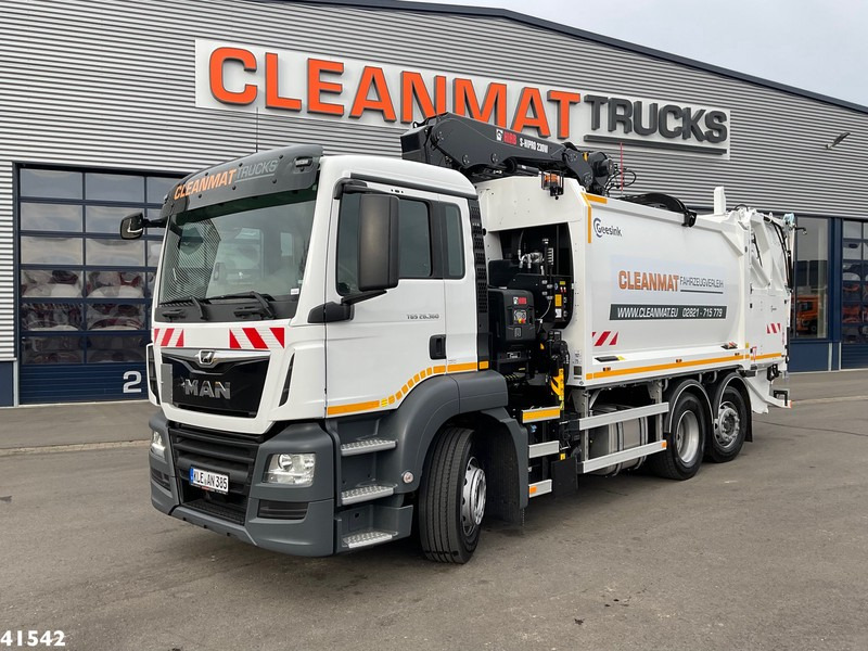 MAN TGS 26.360 Hiab 23 ton/meter laadkraan - Garbage truck: picture 1 MAN TGS 26.360 Hiab 23 ton/meter laadkraan - Garbage truck: picture 1