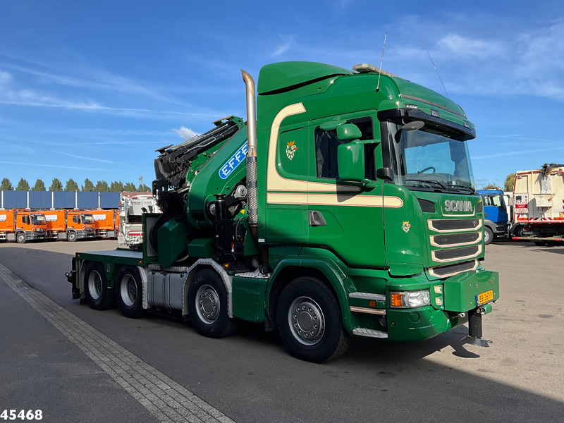 Scania R 490 8x4 Euro 6 Effer 140 Tonmeter laadkraan + Fly-Jib Just 283.508 km - Tractor truck: picture 5 Scania R 490 8x4 Euro 6 Effer 140 Tonmeter laadkraan + Fly-Jib Just 283.508 km - Tractor truck: picture 5