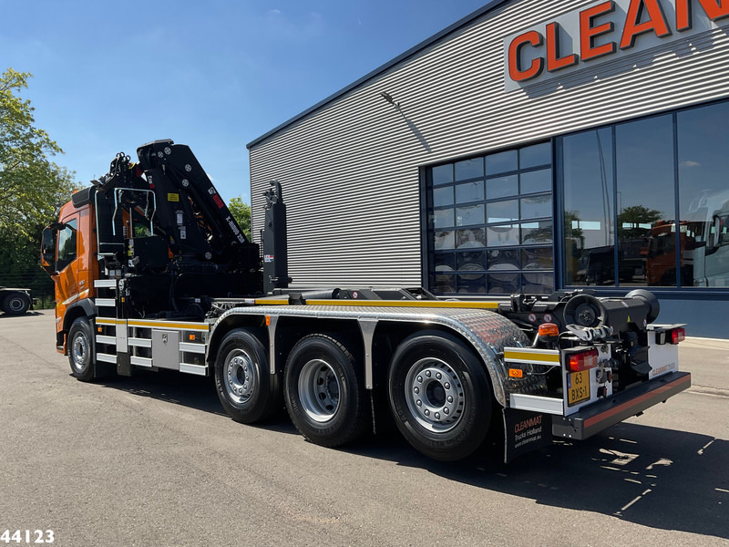 Hook lift truck, Crane truck Volvo FM 420 8x2 Hiab 25 Tonmeter laadkraan Welvaarts laadkraan weegsysteem: picture 9