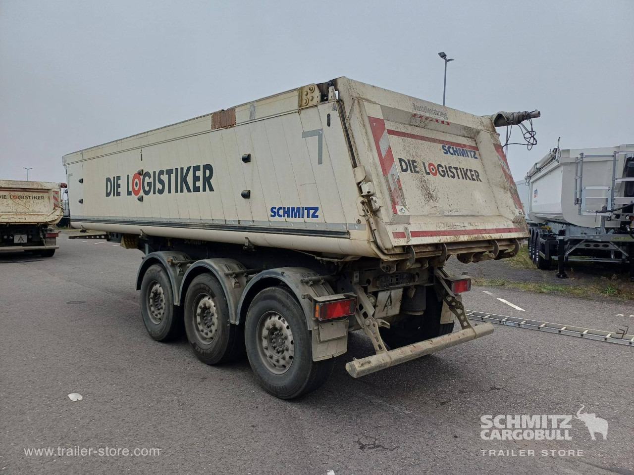 SCHMITZ Auflieger Kipper Alukastenmulde 24m³ - Tipper semi-trailer: picture 4 SCHMITZ Auflieger Kipper Alukastenmulde 24m³ - Tipper semi-trailer: picture 4