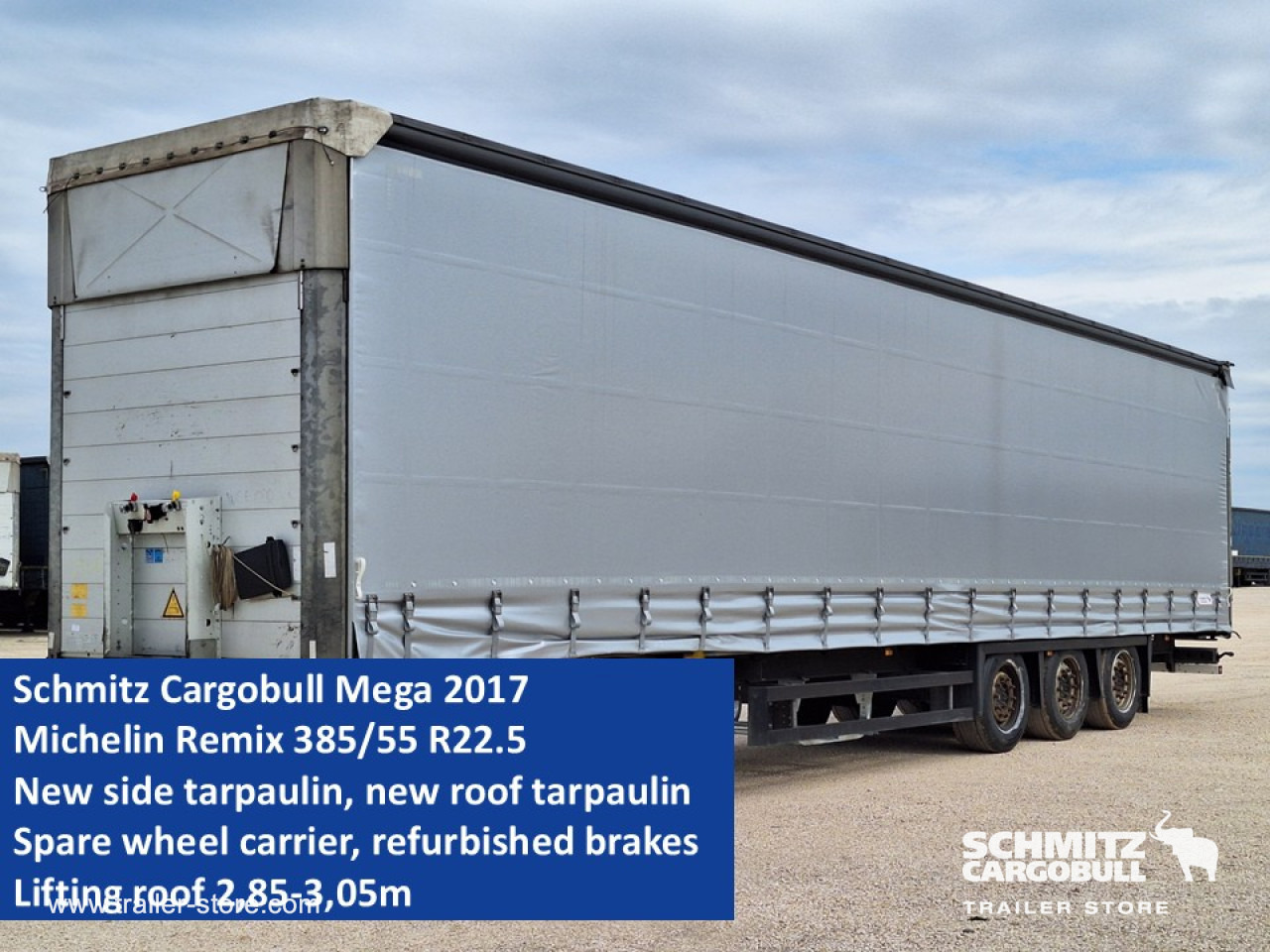 SCHMITZ Tolóponyva Mega - Curtainsider semi-trailer: picture 1 SCHMITZ Tolóponyva Mega - Curtainsider semi-trailer: picture 1