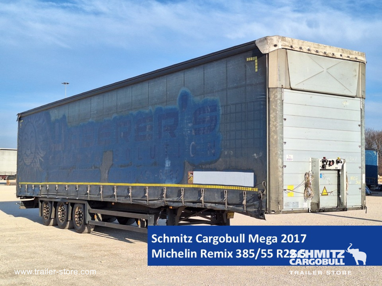 SCHMITZ Tolóponyva Mega - Curtainsider semi-trailer: picture 1 SCHMITZ Tolóponyva Mega - Curtainsider semi-trailer: picture 1