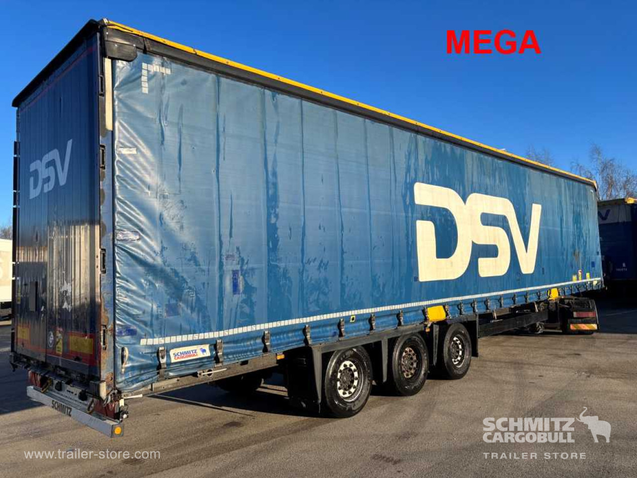 SCHMITZ Curtainsider Mega - Curtainsider semi-trailer: picture 1 SCHMITZ Curtainsider Mega - Curtainsider semi-trailer: picture 1