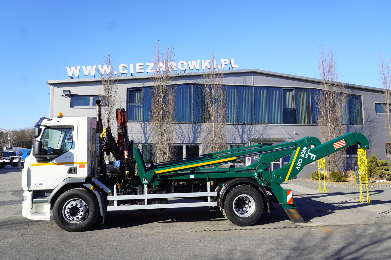 DAF LF 18.310 E6 / Skip loader Fornal NKR 130V / HDS HMF 735 K2 / Manual gearbox - Hook lift truck, Crane truck: picture 3 DAF LF 18.310 E6 / Skip loader Fornal NKR 130V / HDS HMF 735 K2 / Manual gearbox - Hook lift truck, Crane truck: picture 3