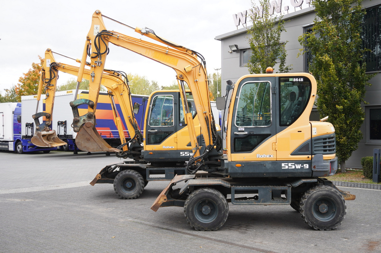 Hyundai Robex 55W-9 Wheeled Excavator 5.5t / 2pcs - Excavator: picture 1 Hyundai Robex 55W-9 Wheeled Excavator 5.5t / 2pcs - Excavator: picture 1