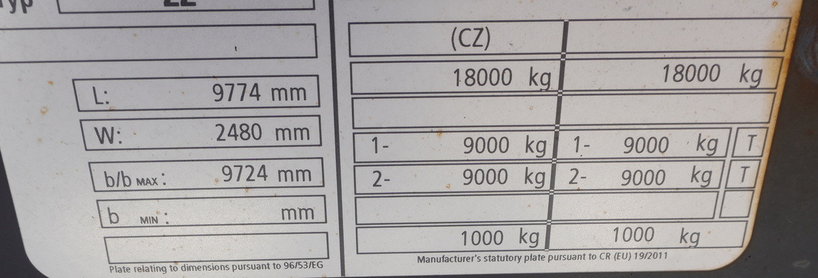 Chassis trailer KRONE BDF / 18 t: picture 17
