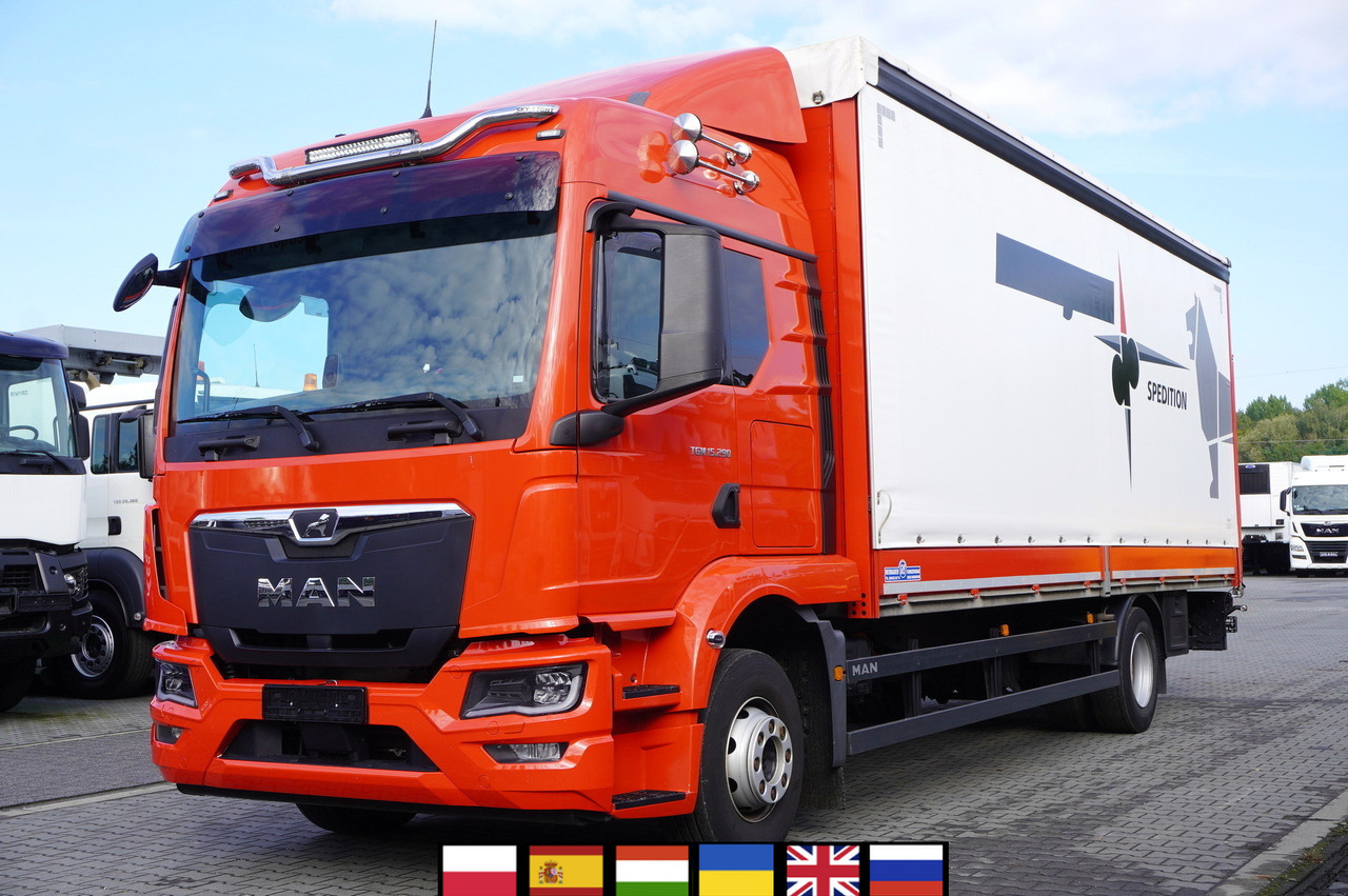MAN TGM 15.290 / Curtainsider 17 EPAL / 2022 - Curtain side truck: picture 1 MAN TGM 15.290 / Curtainsider 17 EPAL / 2022 - Curtain side truck: picture 1