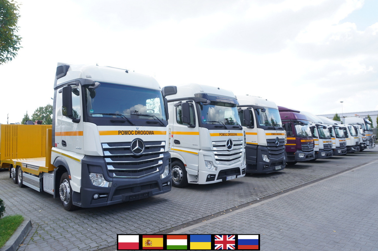 MERCEDES-BENZ Actros 1845 / NEW TOW TRUCK PLATFORM/ Sleeper cab / several units - Autotransporter truck: picture 1 MERCEDES-BENZ Actros 1845 / NEW TOW TRUCK PLATFORM/ Sleeper cab / several units - Autotransporter truck: picture 1