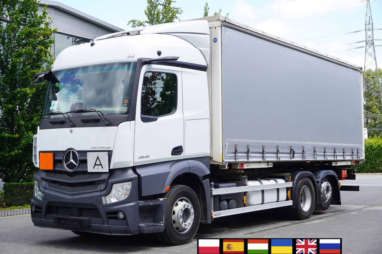 MERCEDES-BENZ Actros 2545 6×2 MP5 / ADR AT / Curtainsider 18 EPAL - Curtain side truck: picture 1 MERCEDES-BENZ Actros 2545 6×2 MP5 / ADR AT / Curtainsider 18 EPAL - Curtain side truck: picture 1