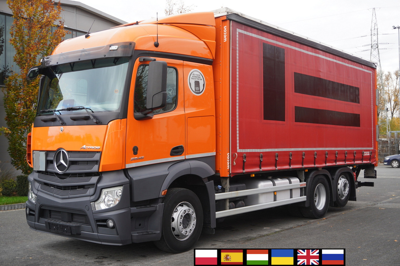 MERCEDES-BENZ Actros 2545 6×2 MP5 / FULL ADR / Curtainsider 17 EPAL - Curtain side truck: picture 1 MERCEDES-BENZ Actros 2545 6×2 MP5 / FULL ADR / Curtainsider 17 EPAL - Curtain side truck: picture 1