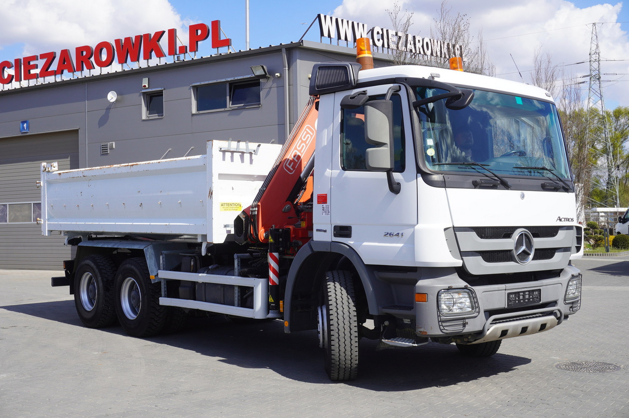 Dropside/ Flatbed truck, Crane truck MERCEDES-BENZ Actros 2641 6×4 E5 / Crane / Dumper / 110000 km!: picture 8 Dropside/ Flatbed truck, Crane truck MERCEDES-BENZ Actros 2641 6×4 E5 / Crane / Dumper / 110000 km!: picture 8