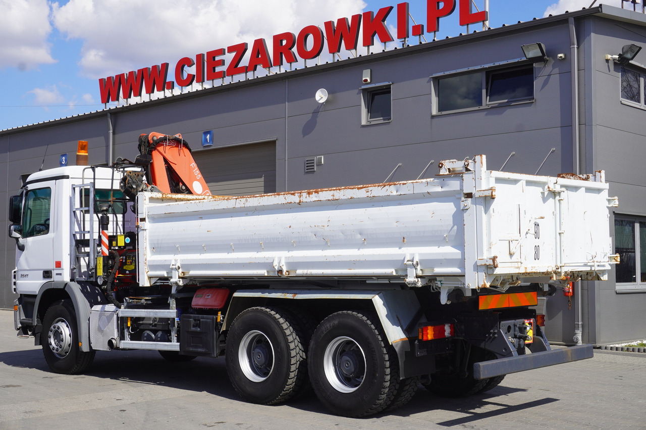 Dropside/ Flatbed truck, Crane truck MERCEDES-BENZ Actros 2641 6×4 E5 / Crane / Dumper / 110000 km!: picture 9 Dropside/ Flatbed truck, Crane truck MERCEDES-BENZ Actros 2641 6×4 E5 / Crane / Dumper / 110000 km!: picture 9