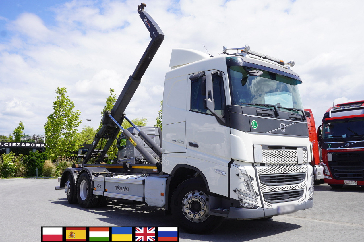 VOLVO FH 500 / VDL hooklift 21 tons / 2022 / steering 3d axle / 2 units - Hook lift truck: picture 1 VOLVO FH 500 / VDL hooklift 21 tons / 2022 / steering 3d axle / 2 units - Hook lift truck: picture 1