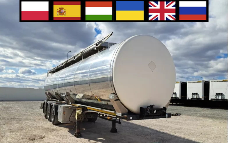 WIELTON NS3D 36 t food cistern / 3 chambers - Tanker semi-trailer: picture 1 WIELTON NS3D 36 t food cistern / 3 chambers - Tanker semi-trailer: picture 1