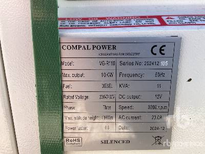 COMPAL VG-R110 10kW (Unused) - Generator set: picture 3 COMPAL VG-R110 10kW (Unused) - Generator set: picture 3
