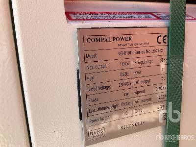 COMPAL VG-R110 10kW (Unused) - Generator set: picture 2 COMPAL VG-R110 10kW (Unused) - Generator set: picture 2
