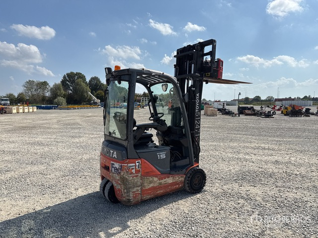 2017 Toyota 8FBET15 1500 kg Electric Forklift - Electric forklift: picture 4 2017 Toyota 8FBET15 1500 kg Electric Forklift - Electric forklift: picture 4
