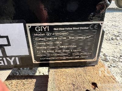 GIYI GY-HWG44C (Unused) - Grapple for Skid steer loader: picture 5 GIYI GY-HWG44C (Unused) - Grapple for Skid steer loader: picture 5