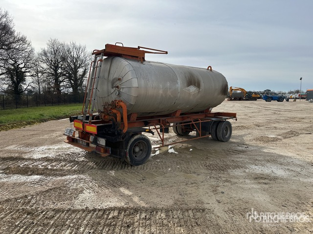 1988 Secmair Original 9500 gal Remorque Citerne A Bitume Asphalt Tank Trailer - Tanker trailer: picture 3 1988 Secmair Original 9500 gal Remorque Citerne A Bitume Asphalt Tank Trailer - Tanker trailer: picture 3
