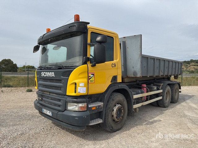 2008 Scania P380 6x4 Camion Amplirol 6x4 Roll-Off Truck - Hook lift truck: picture 2 2008 Scania P380 6x4 Camion Amplirol 6x4 Roll-Off Truck - Hook lift truck: picture 2