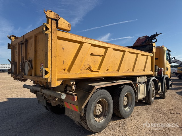 2009 Scania G420 2008 HMF 1720K2 3610 kg Articul ... Dump Truck with Crane - Tipper, Crane truck: picture 3 2009 Scania G420 2008 HMF 1720K2 3610 kg Articul ... Dump Truck with Crane - Tipper, Crane truck: picture 3