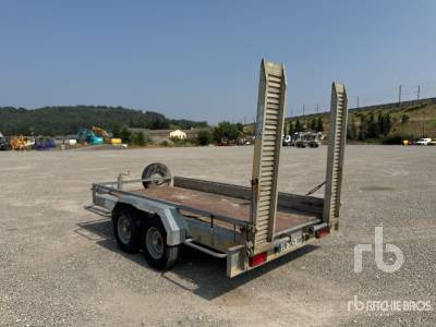 YSM PE351KP 3500 kg Remorque Porte-Engin - Low loader semi-trailer: picture 2 YSM PE351KP 3500 kg Remorque Porte-Engin - Low loader semi-trailer: picture 2