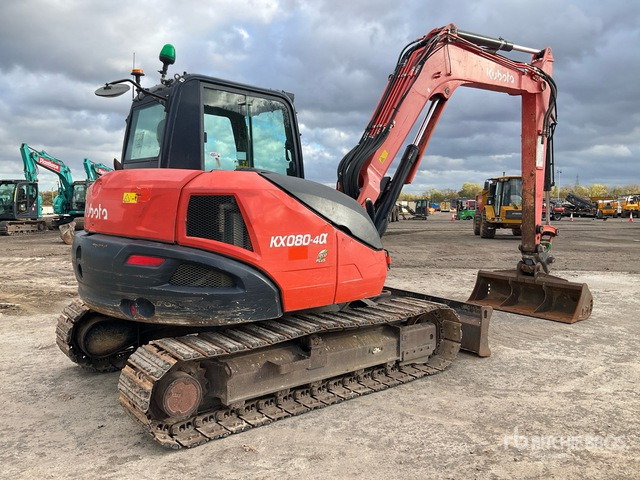 2017 Kubota KX080-4 Tracked Excavator - Crawler excavator: picture 3 2017 Kubota KX080-4 Tracked Excavator - Crawler excavator: picture 3