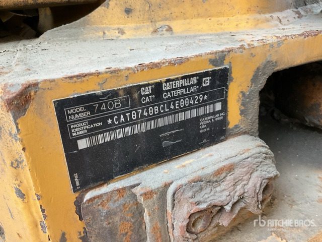 2011 Cat 740B - Articulated dumper: picture 1 2011 Cat 740B - Articulated dumper: picture 1