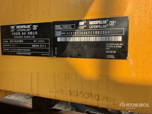 2014 Cat 336D2L - Crawler excavator: picture 1 2014 Cat 336D2L - Crawler excavator: picture 1