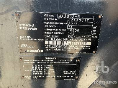KOMATSU WA380Z-6 - Wheel loader: picture 5 KOMATSU WA380Z-6 - Wheel loader: picture 5